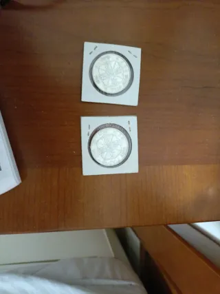 Monedas 100 Pesetas Franco Plata paquillos