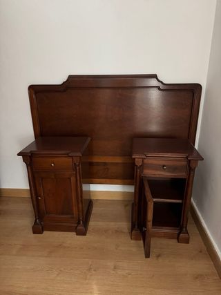 SOLO ESTA SEMANA - Mesita de noche madera maciza