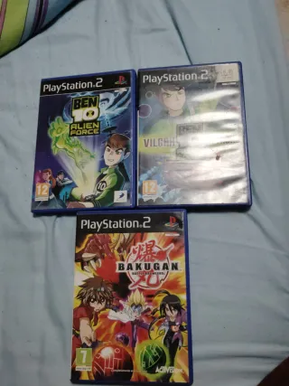 Juegos PS2 Ben 10 y Bakugan