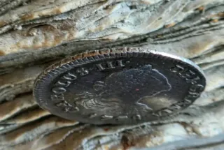 Moneda 1/2 Real Carlos III 1778 Lima