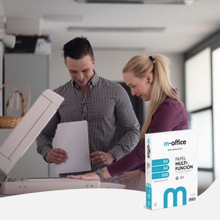 Confezione di 100 fogli A4 80gr, ideale per stampanti inkjet e laser