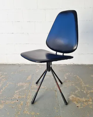 Silla giratoria AMA de Hermanos Vidal. Vintage, 70