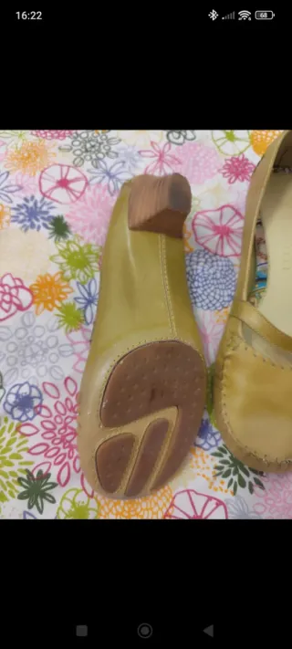 Zapatos Hispanitas verde piel