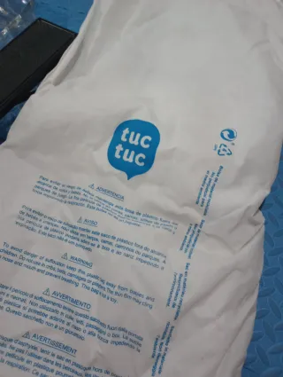 Saco de carro unisex de pelito marca tuc tuc