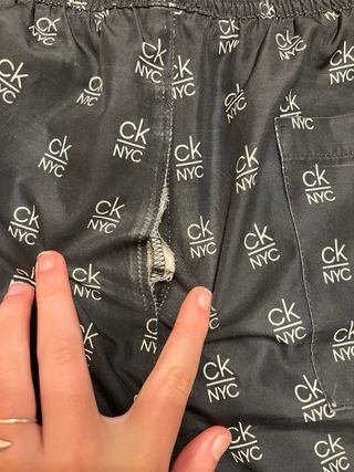 Bañador Calvin Klein Negro Estampad