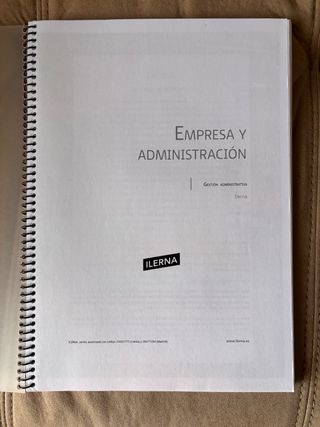 Libro Empresa y Administracion Ilerna