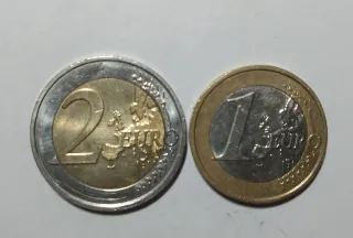 Coppia monete Monaco 1-2 Euro 2024