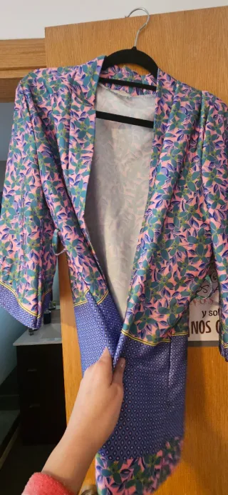 Kimono estampado floral talla única