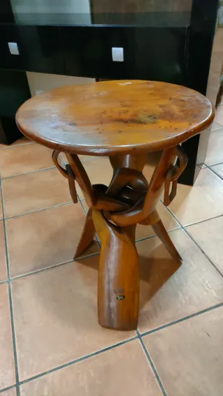 Mesa Mesita Mueble Auxiliar Rústico 640513971