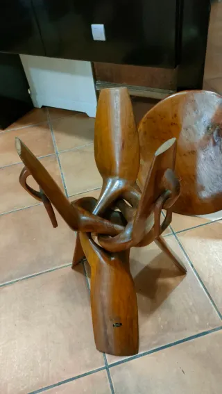 Mesa Mesita Mueble Auxiliar Rústico 640513971