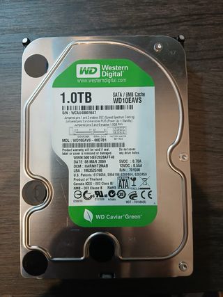 Disco Duro WD 1TB SATA WD10EAVS