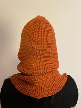 Balaclava Tejida Naranja Cobre