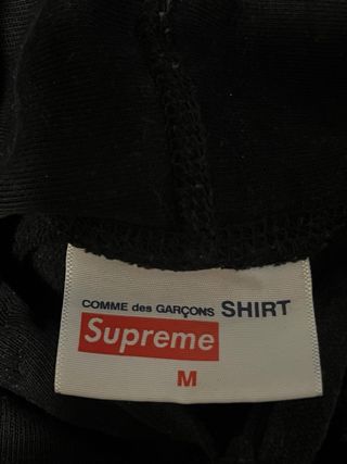 Sudadera Supreme x CDG Negra Talla M