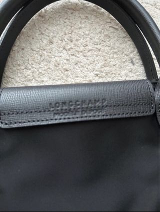 Bolso Longchamp Negro Piel y Nylon