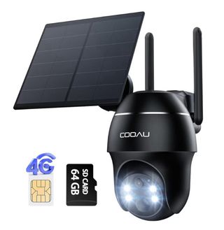 Cámara Vigilancia COOAU Solar Batería