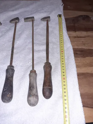 Puntas soldador cobre antiguas