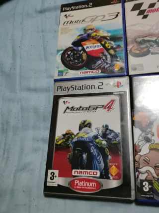 Juegos PS2: MotoGP 4, MotoGP 3, CSI