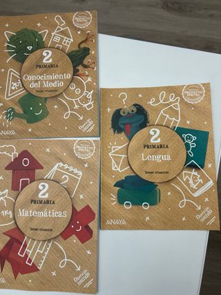 Libros anaya segundo. Segundo  tercer trimestre nu