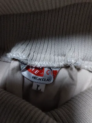 Falda larga beige de pana