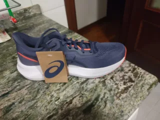 Zapatillas ASICS Running Mujer Azul/Naranja