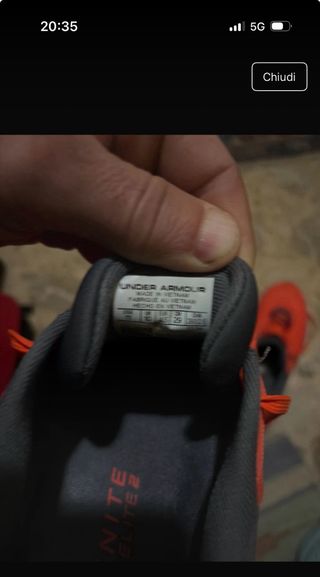 Scarpe Under Armour Arancioni/Rosse