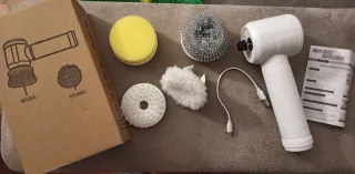 Set Cepillo Eléctrico Limpieza USB