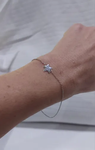 Pulsera Plata Estrella