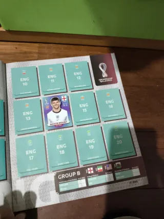 Álbum Panini Mundial Qatar 2022 con cromos