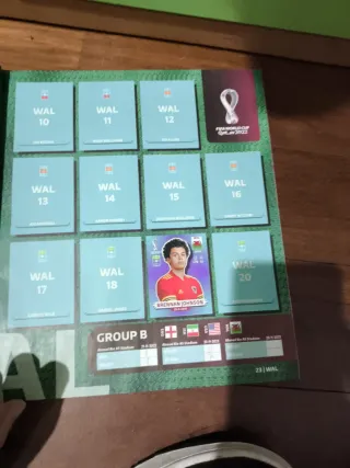 Álbum Panini Mundial Qatar 2022 con cromos