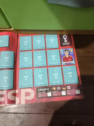 Álbum Panini Mundial Qatar 2022 con cromos