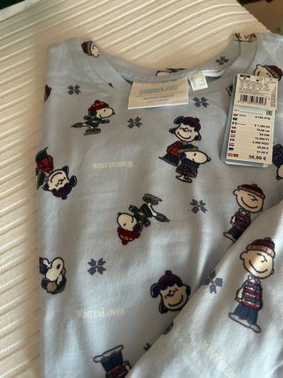 Pijama Peanuts Invierno Talla M