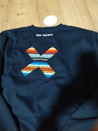 Sudadera Blue Banana Azul Talla XXL