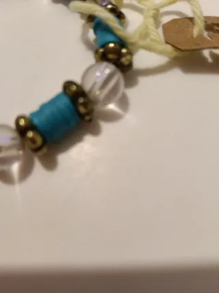 Pulsera Turquesa y Dorada