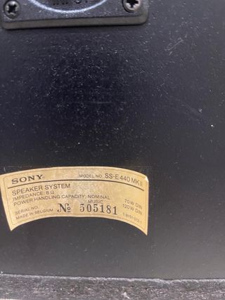 Altavoces Sony SS-E440