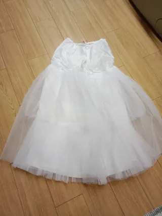 Cancán blanco de tul