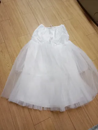 Cancán blanco de tul