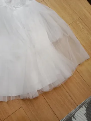 Cancán blanco de tul