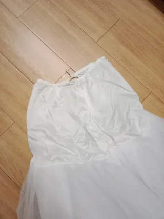 Cancán blanco de tul