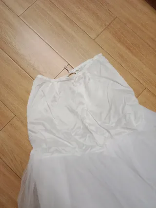 Cancán blanco de tul