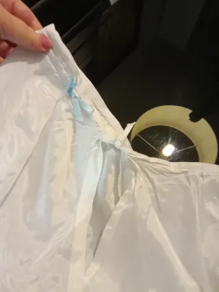 Cancán blanco de tul