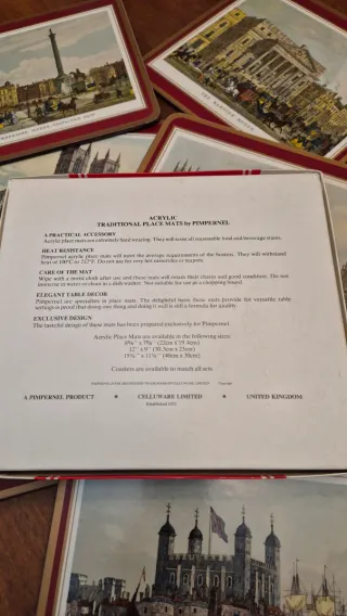 Salvamanteles Pimpernel Londres (Set)