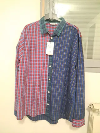 Camisa Desigual Hombre Cuadros.