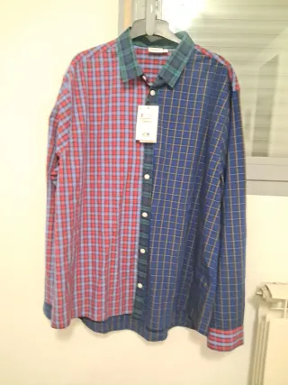 Camisa Desigual Hombre Cuadros.