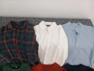 Lote Ropa: 3 Camisas, 2 Jerséis, 1 Sudadera talla7