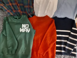 Lote Ropa: 3 Camisas, 2 Jerséis, 1 Sudadera talla7