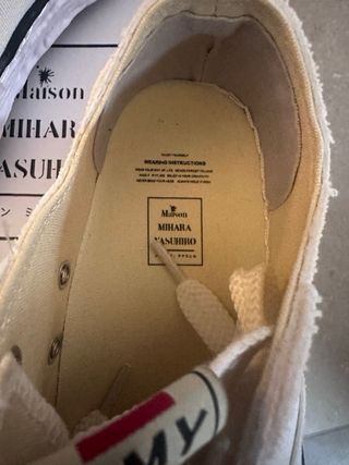 Maison Mihara Yasuhiro Sneakers Crema Talla 42