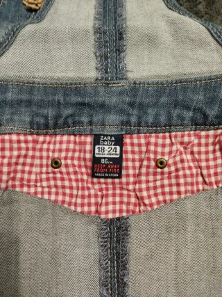 Vestido vaquero bebé