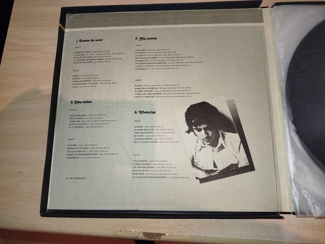 Joan Manuel Serrat Álbum de Oro 4 LP
