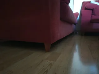 Sofás de pana granate