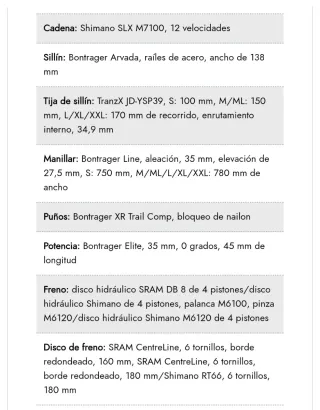 Bicicleta Trek Top Fuel 8 2024